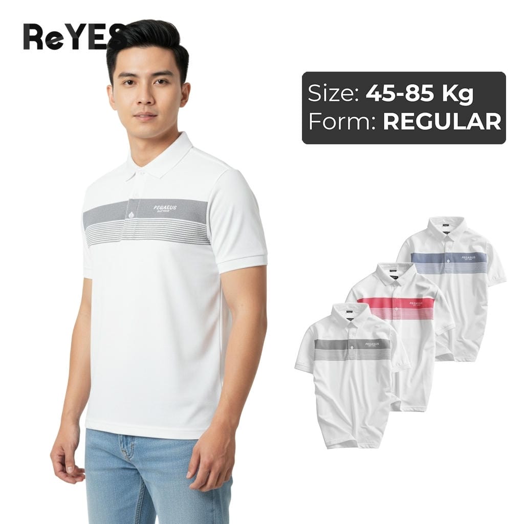 Áo thun nam polo, áo phông có cổ nam đẹp, áo ngắn tay cho nam vnxk cao cấp ReYES RSP040 có big size