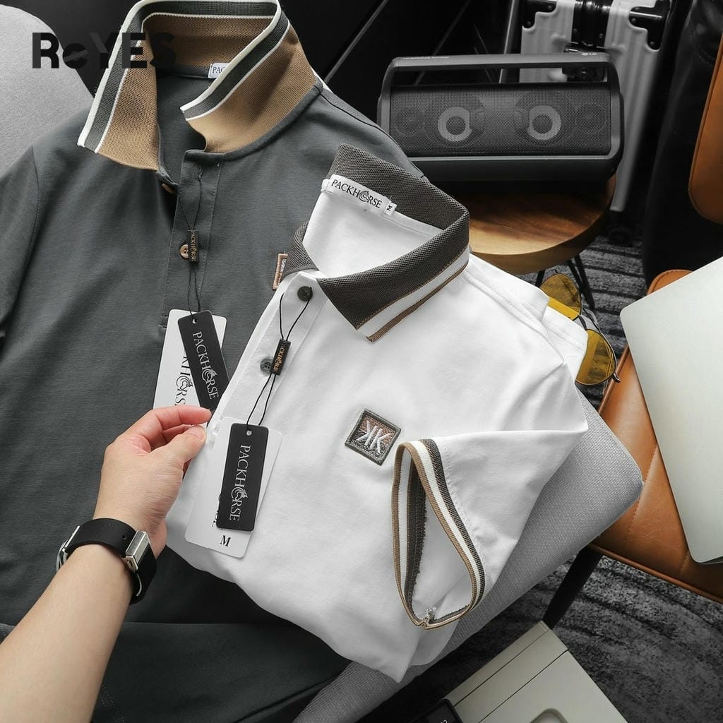 Áo thun nam polo tay ngắn Polo ReYES RSP050 cotton mịn mát, áo polo nam basic lịch sự công sở - Ảnh 5