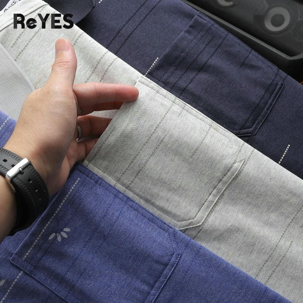 Áo thun nam trung niên có túi vải cotton muối cao cấp form rộng cho bố ReYES RCP001, có size lớn, big size - Ảnh 7