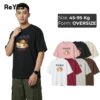 Áo thun oversize PICNIC họa tiết bánh mì cute, áo phông unisex nam nữ dáng rộng phối jean chân váy ReYES ROT006