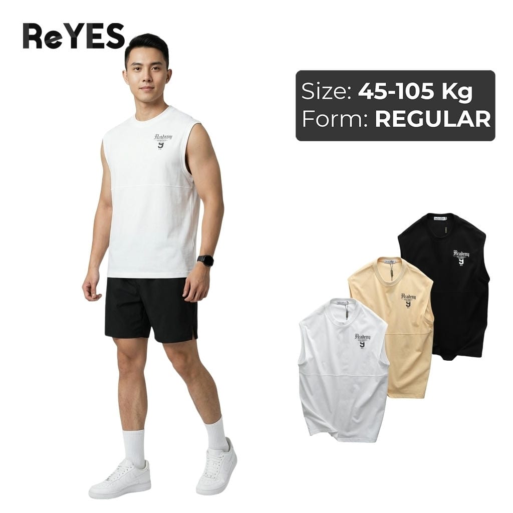 Áo Thun Sát Nách Nam Tanktop Thể Thao Tập Gym Mặc Nhà Vải Mát Co Giãn Đủ Màu ReYES RBL001