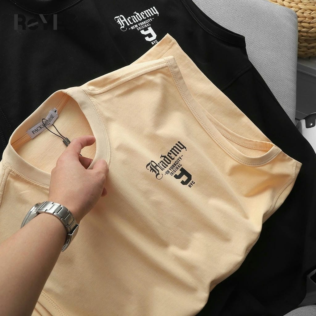 Áo Thun Sát Nách Nam Tanktop Thể Thao Tập Gym Mặc Nhà Vải Mát Co Giãn Đủ Màu ReYES RBL001 - Ảnh 8