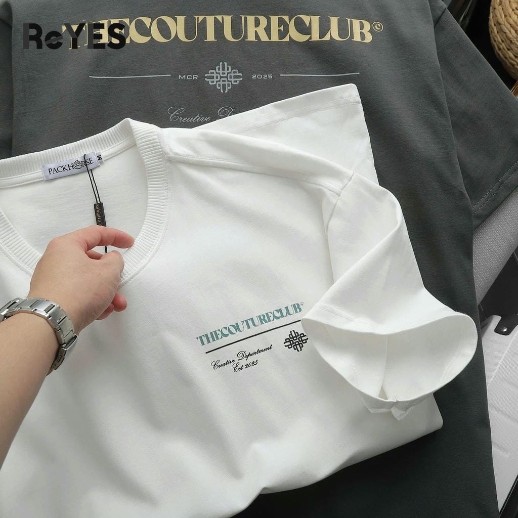 Áo Thun Unisex Form Rộng ReYES ROT003 Cotton Khô 100% - Áo Phông Nam Nữ Oversize In Chữ Cá Tính Mặc Đôi Đi Chơi - Ảnh 9