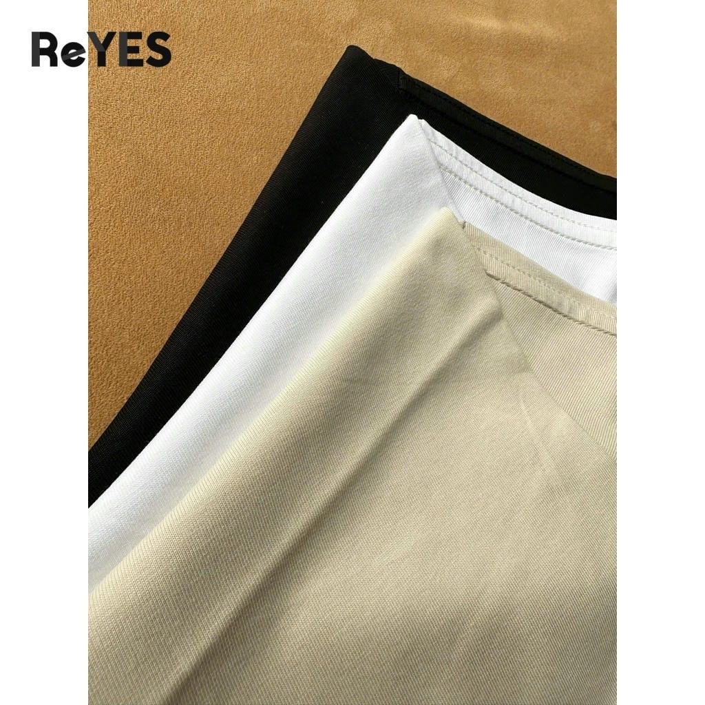 Alternative view of Áo thun unisex form rộng ReYES ROT007 vải cotton 100% thoáng mát, áo phông nam nữ oversize in chữ vintage mặc đôi