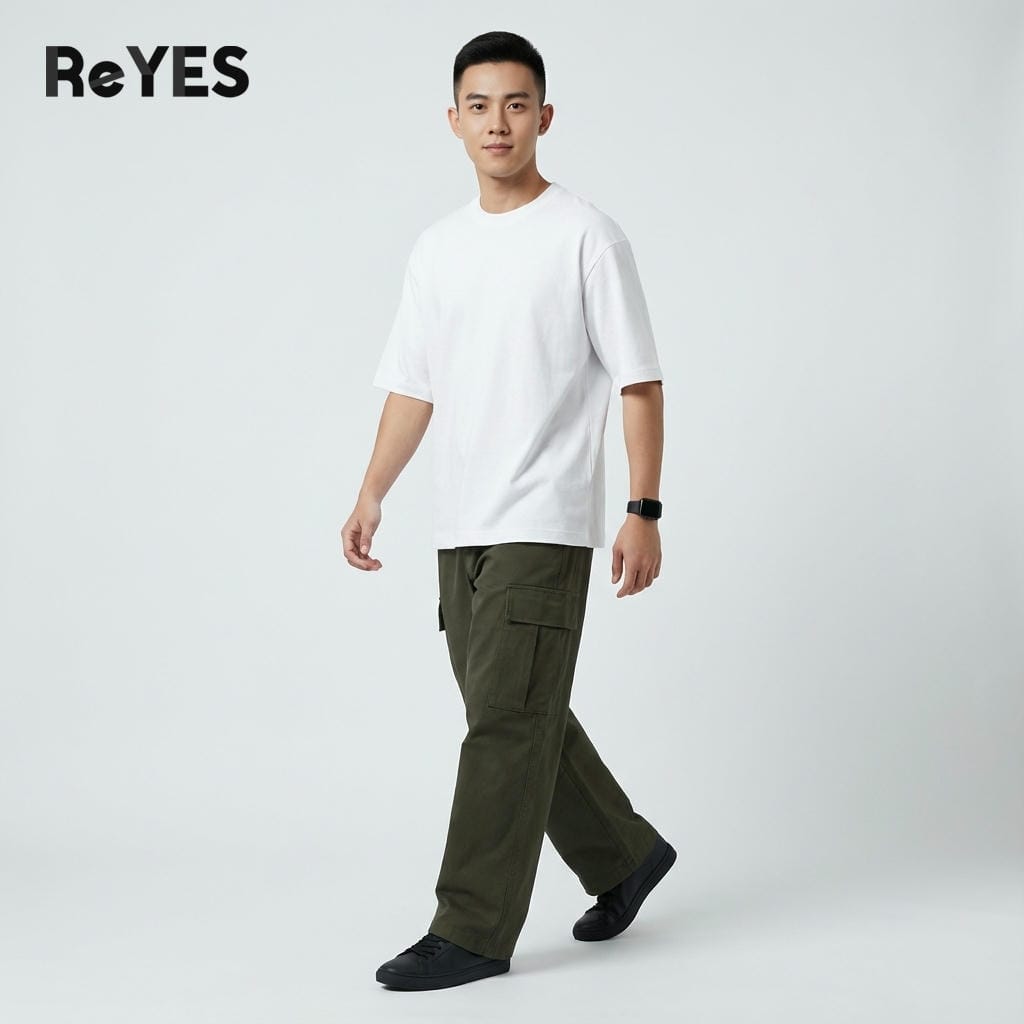 Áo thun unisex nam nữ cotton 100% form rộng oversize áo phông unisex trơn basic local brand style ReYES ROT002 - Ảnh 7