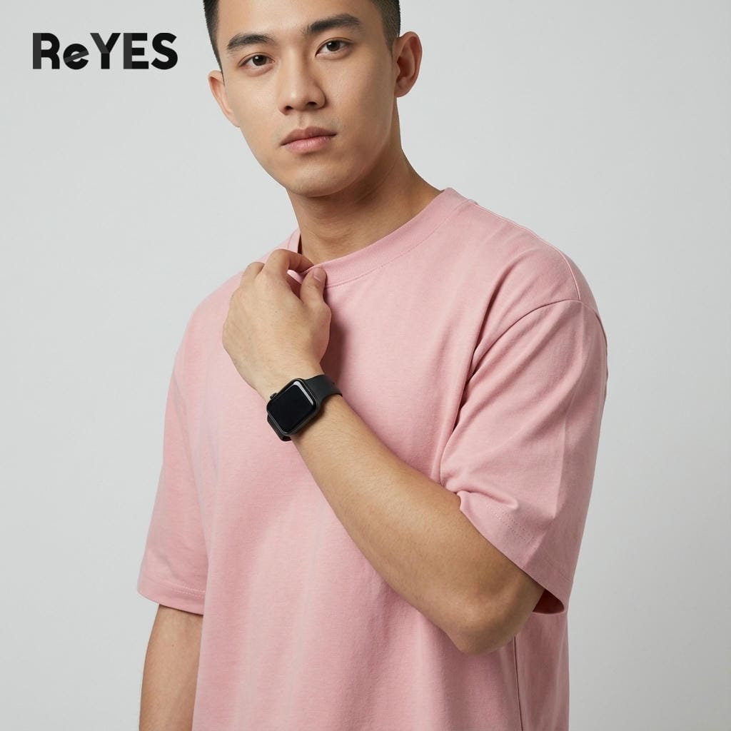 Áo thun unisex nam nữ cotton 100% form rộng oversize áo phông unisex trơn basic local brand style ReYES ROT002 - Ảnh 9