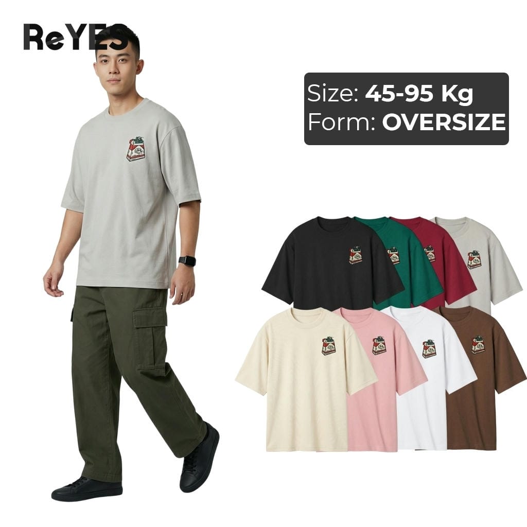 Áo Thun Unisex Nam Nữ Form Rộng Oversize Cotton 100% In Hình, áo Phông Unisex Streetwear Mặc Đôi ReYES ROT015