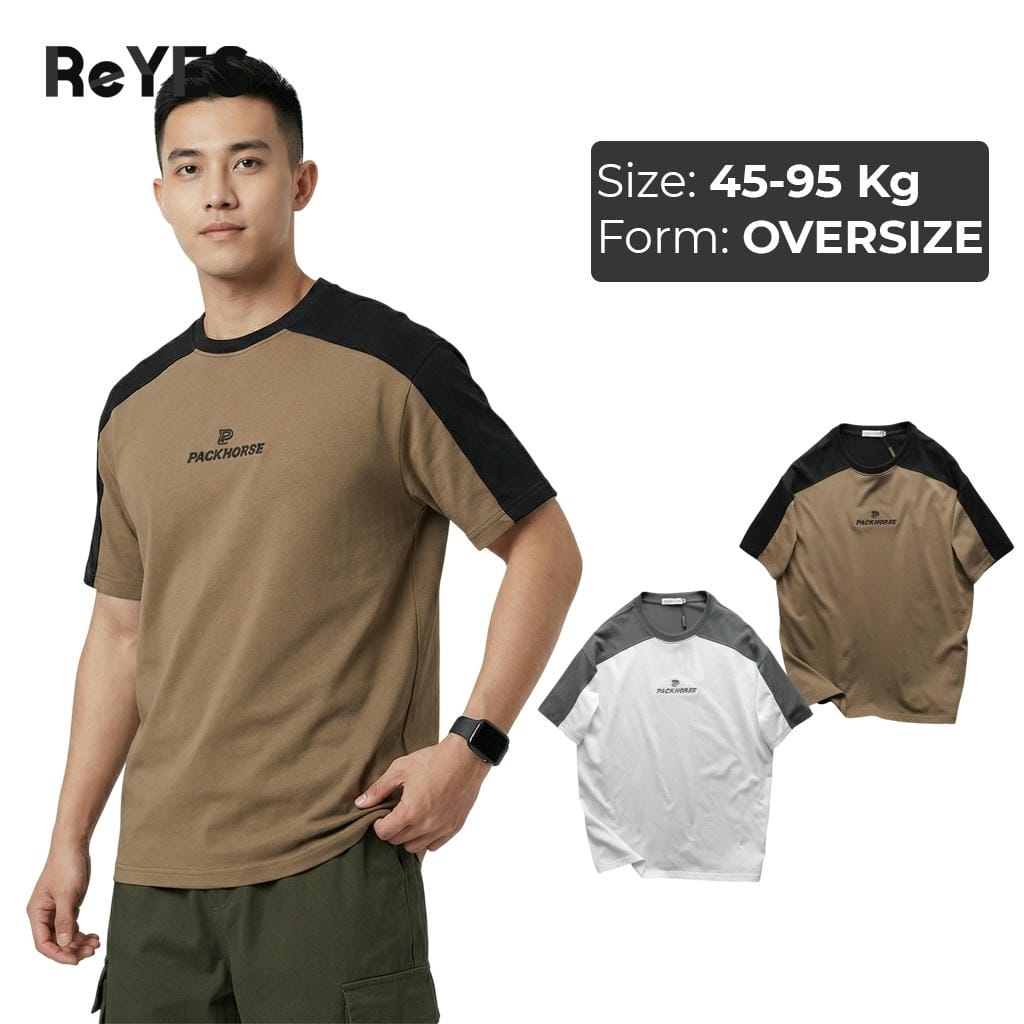 Áo thun unisex nam nữ form rộng oversize cotton 100% thấm hút mồ hôi áo phông nam nữ cổ tròn phối màu đẹp ReYES ROT009