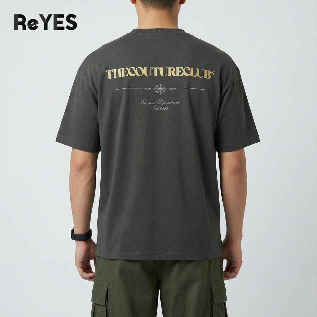 Áo thun unisex nam nữ form rộng oversize cotton cao cấp ReYES ROT003 in hình mặc đi học đi chơi năng động - Ảnh 6