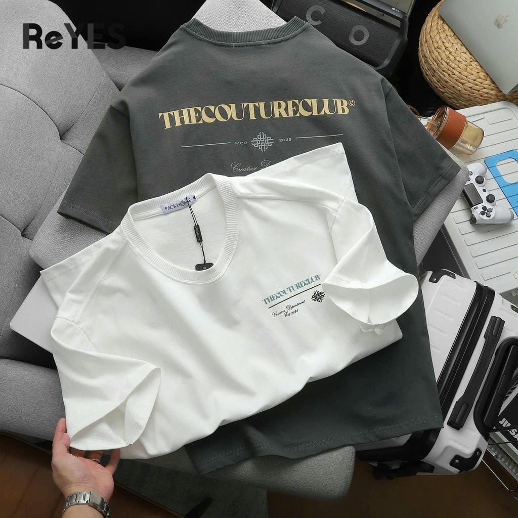 Áo thun unisex nam nữ form rộng oversize cotton cao cấp ReYES ROT003 in hình mặc đi học đi chơi năng động - Ảnh 9