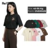 Áo thun unisex nam nữ form rộng oversize hình in độc lạ cotton 100% phối đồ cực cool đi học đi chơi ReYES ROT015