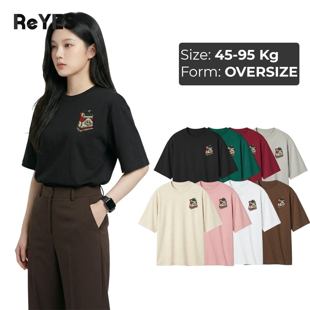 Áo thun unisex nam nữ form rộng oversize hình in độc lạ cotton 100% phối đồ cực cool đi học đi chơi ReYES ROT015