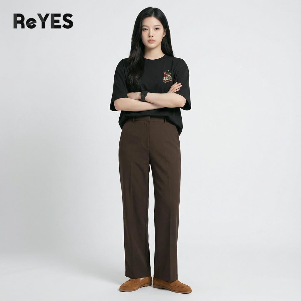 Áo thun unisex nam nữ form rộng oversize hình in độc lạ cotton 100% phối đồ cực cool đi học đi chơi ReYES ROT015 - Ảnh 3