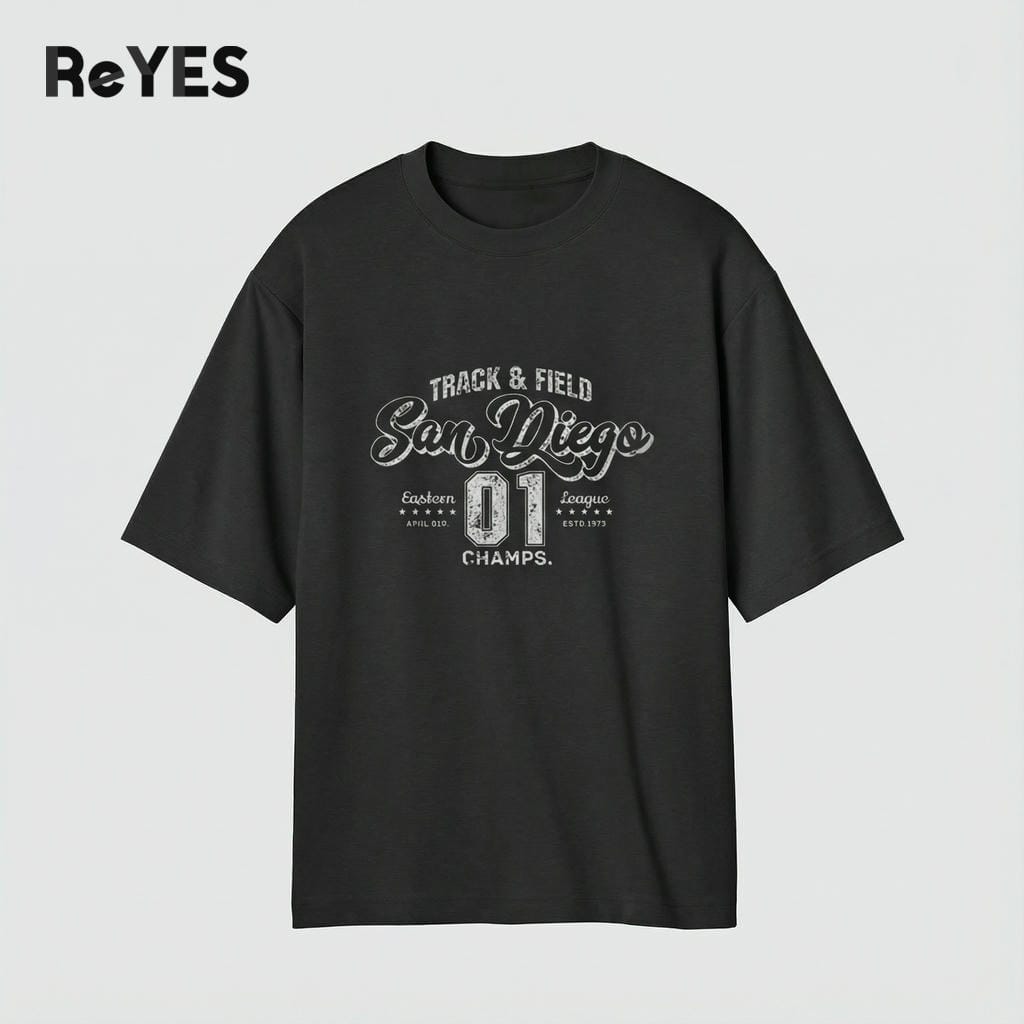 Áo thun unisex nam nữ form rộng oversize ReYES ROT007 chất cotton 100% cao cấp co giãn thoáng mát mặc đi học đi chơi - Ảnh 5
