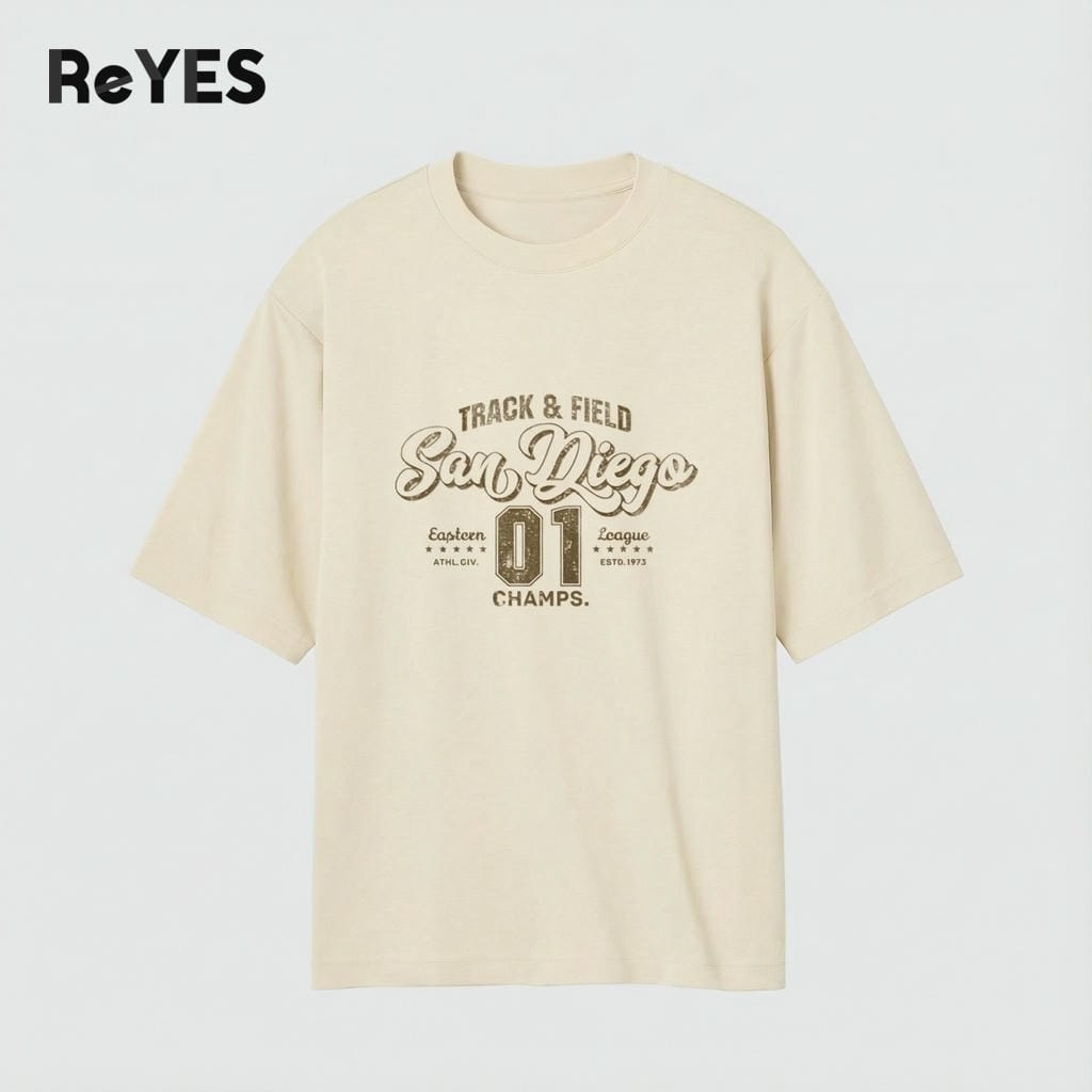 Áo thun unisex nam nữ form rộng oversize ReYES ROT007 chất cotton 100% cao cấp co giãn thoáng mát mặc đi học đi chơi - Ảnh 6