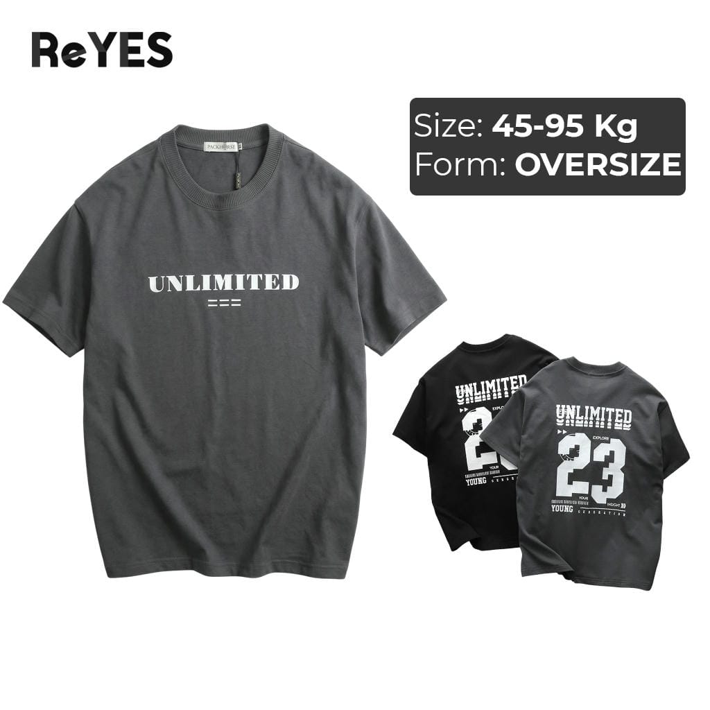 Áo thun unisex nam nữ form rộng oversize ReYES ROT011 chất cotton cao cấp thấm hút mồ hôi mặc đi chơi