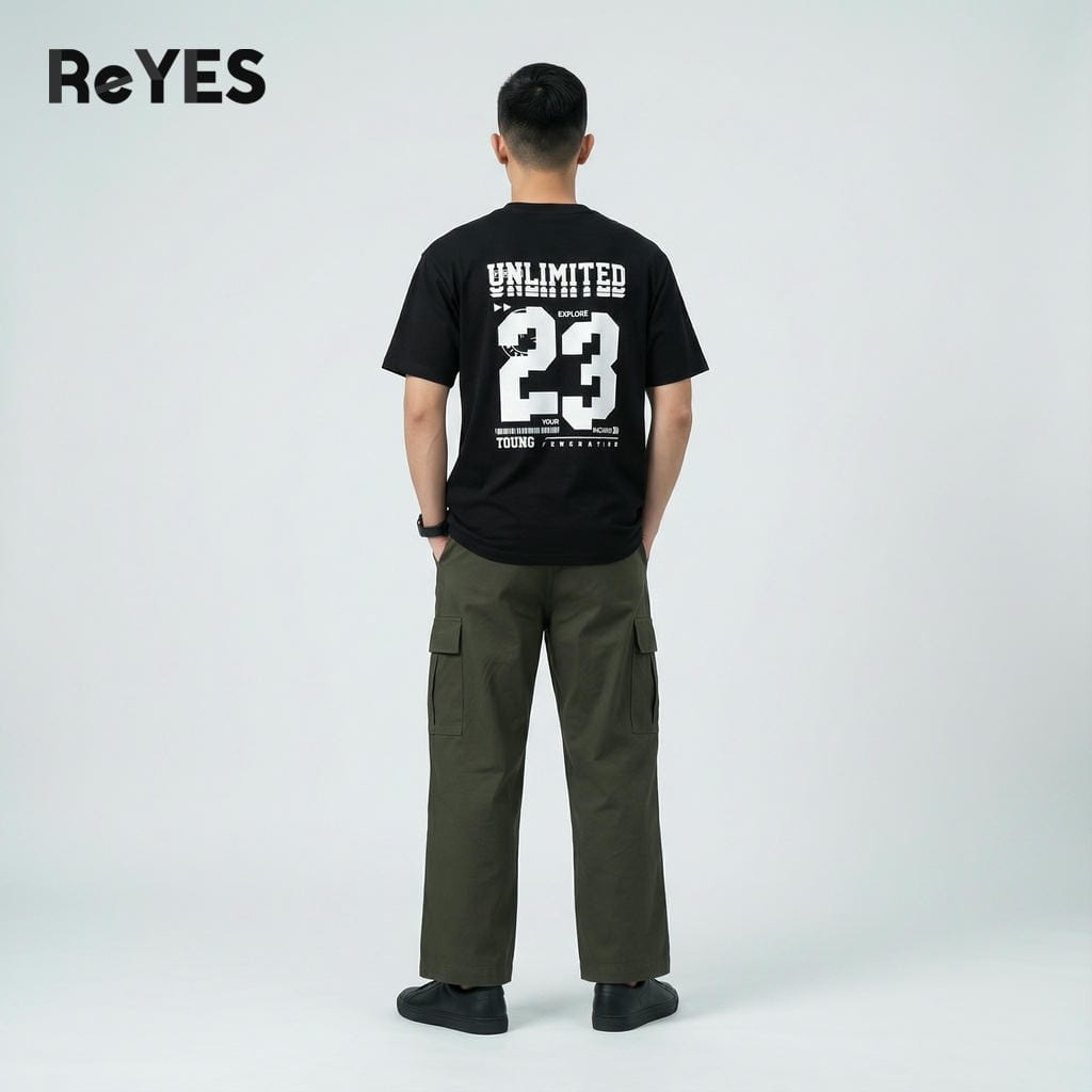 Áo thun unisex nam nữ form rộng oversize ReYES ROT011 chất cotton cao cấp thấm hút mồ hôi mặc đi chơi - Ảnh 6