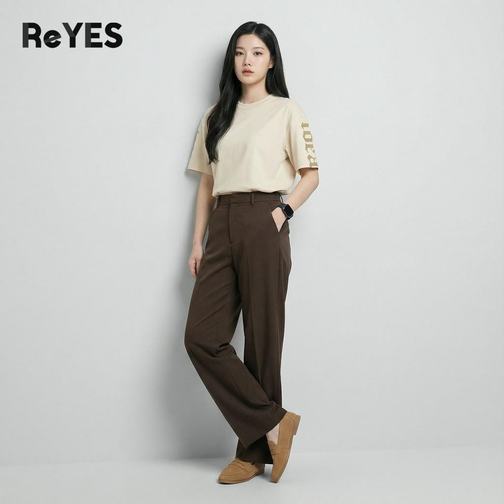 Áo thun unisex nam nữ form rộng Oversize vải Cotton 100% thấm hút, áo phông in hình tay cá tính Idea ReYES ROT008 - Ảnh 4
