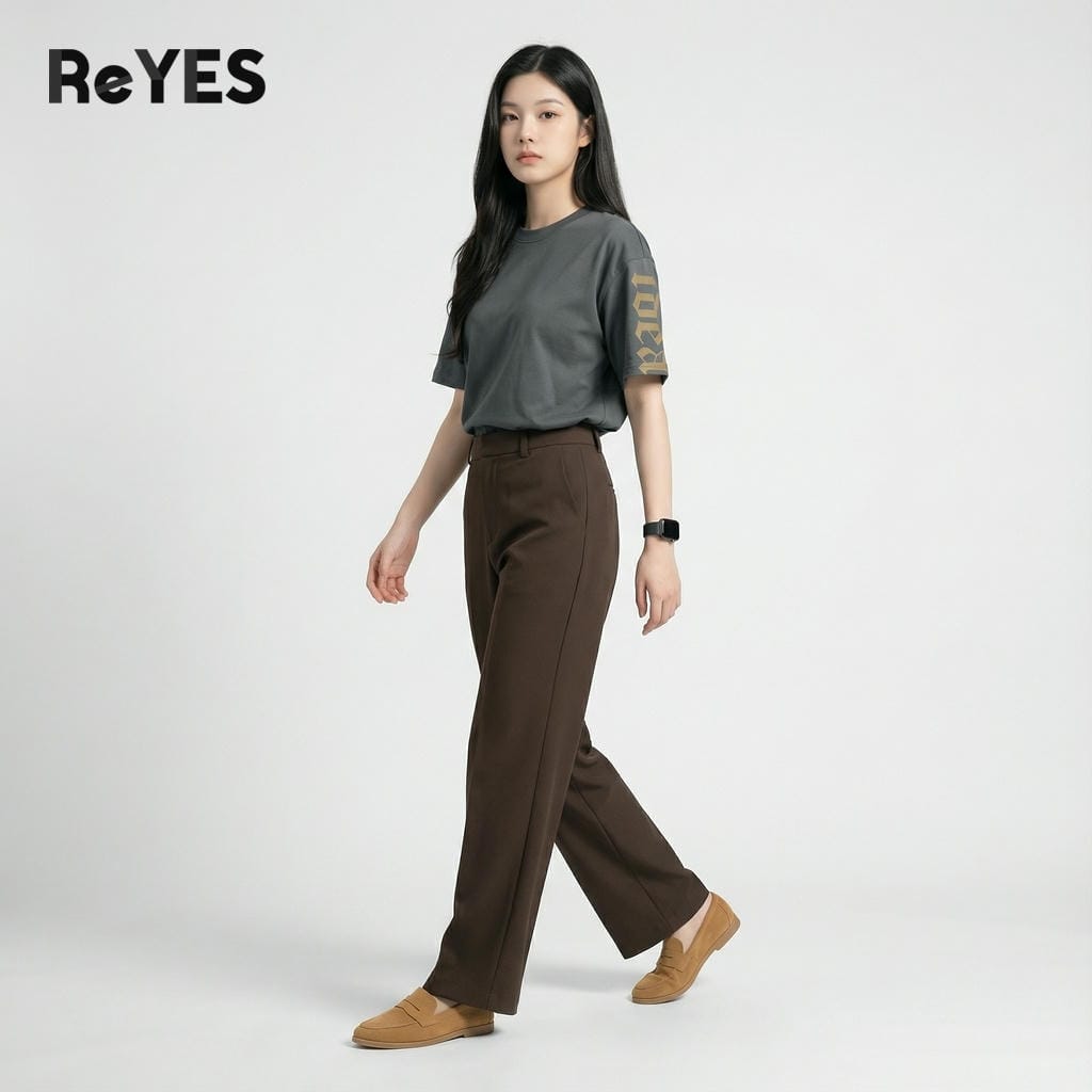 Áo thun unisex nam nữ form rộng Oversize vải Cotton 100% thấm hút, áo phông in hình tay cá tính Idea ReYES ROT008 - Ảnh 5