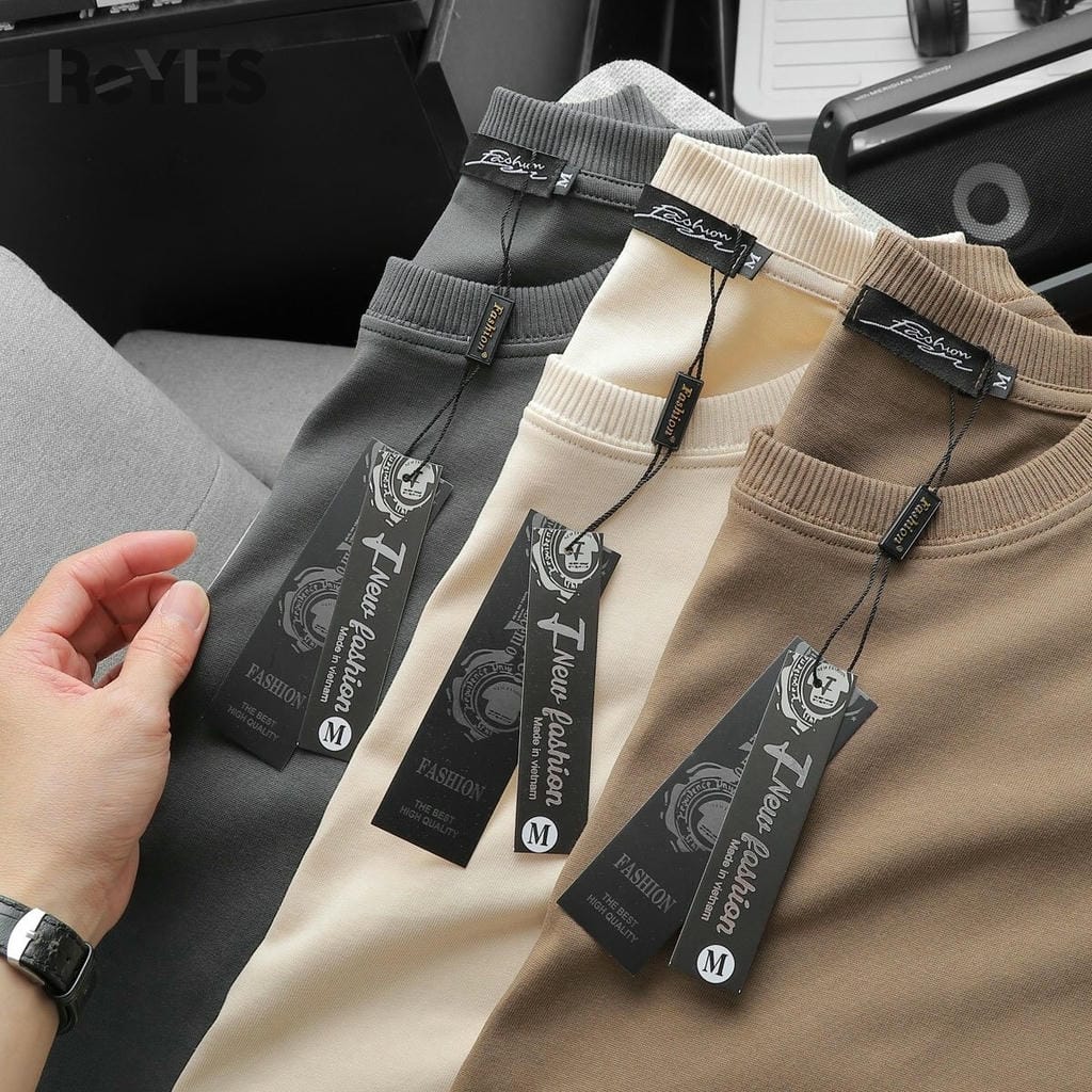 Áo thun unisex nam nữ form rộng Oversize vải Cotton 100% thấm hút, áo phông in hình tay cá tính Idea ReYES ROT008 - Ảnh 7