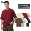 Áo thun unisex nam nữ form rộng oversize vải cotton trơn basic đi học đi chơi phong cách streetwear ReYES ROT002