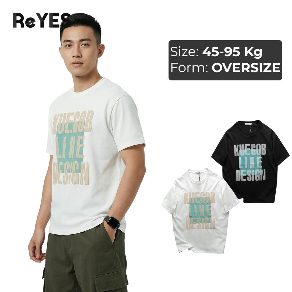 Áo Thun Unisex Nam Nữ Form Rộng ReYES ROT010 Design Vải Cotton 100% Mát - Áo Phông Oversize In Chữ Cá Tính Mặc Đôi