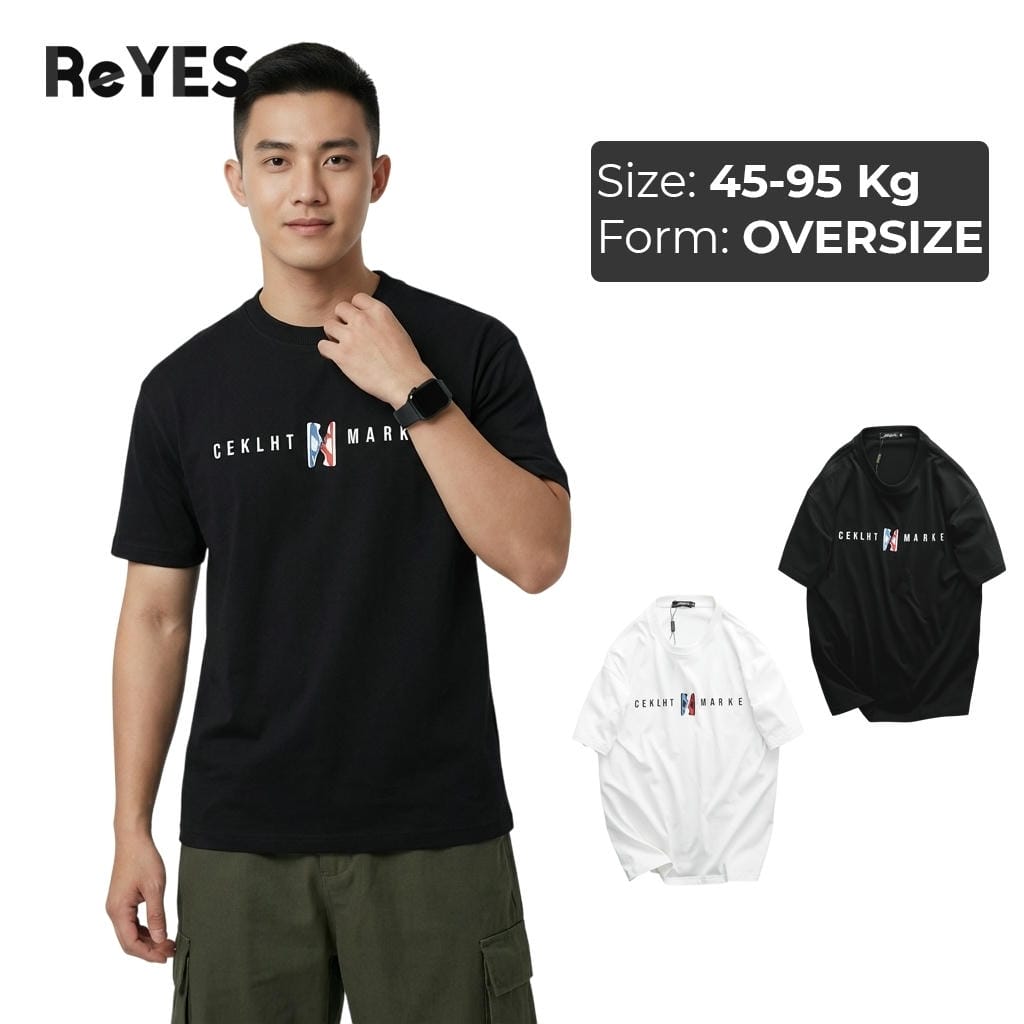 Áo Thun Unisex Nam Nữ Form Rộng Vải Cotton Khô 100% Dệt Gân Áo Phông Oversize Tay Lỡ Mát Mịn ReYES ROT001