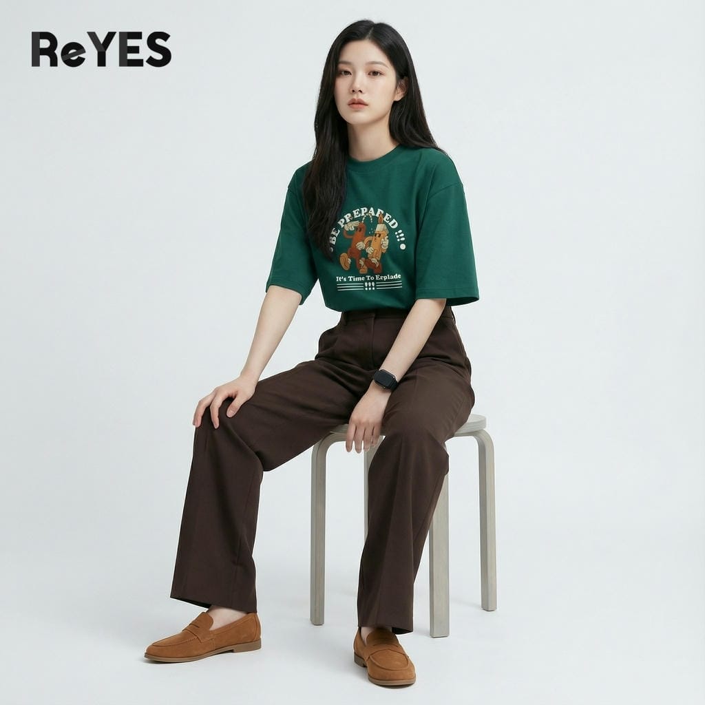 Áo thun unisex nam nữ Oversize in hình Be Prepared cực cháy chất Cotton 100% form rộng ReYES ROT016 - Ảnh 7