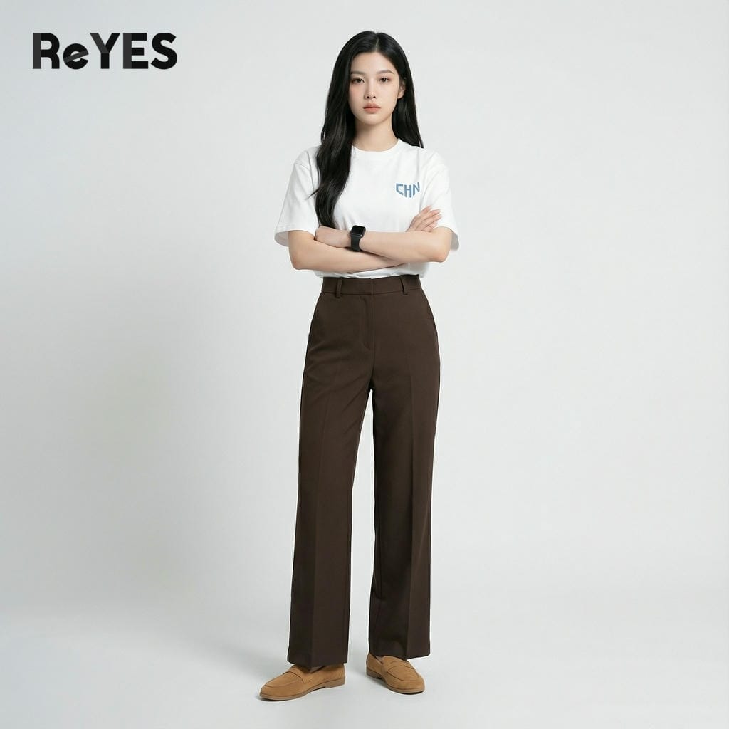 Alternative view of Áo thun unisex nam nữ ReYES ROT013 form rộng oversize chất cotton 100% thấm hút mồ hôi áo phông nam nữ mặc đôi