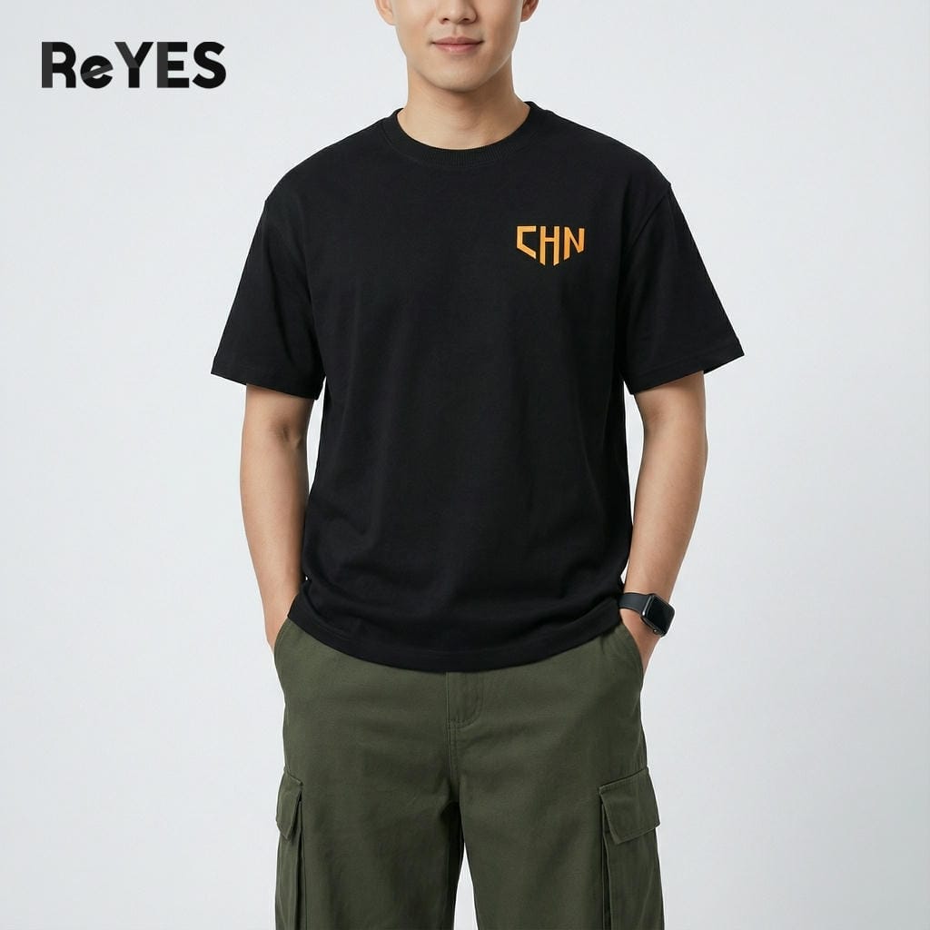 Áo thun unisex nam nữ ReYES ROT013 form rộng oversize chất cotton 100% thấm hút mồ hôi áo phông nam nữ mặc đôi - Ảnh 6