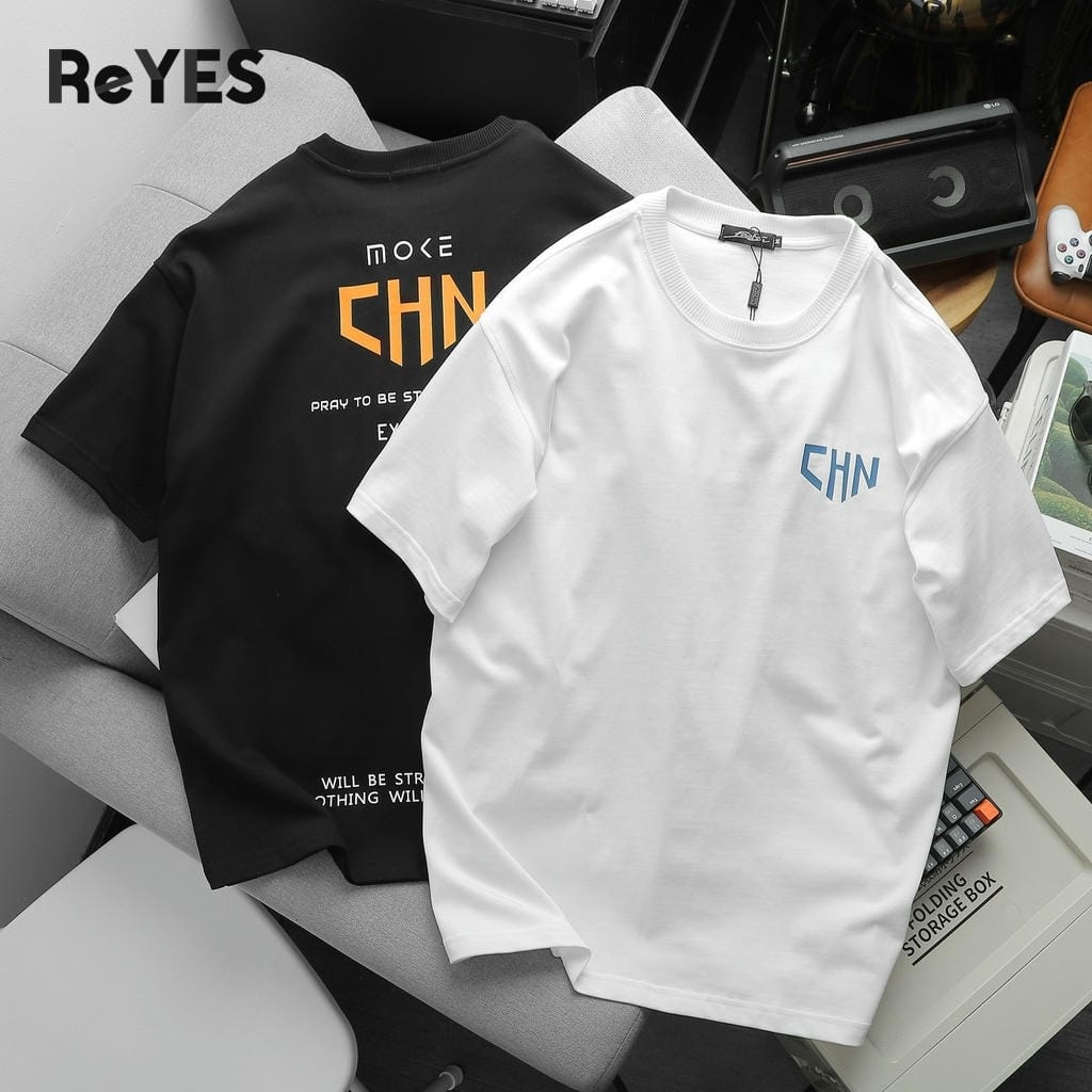 Áo thun unisex nam nữ ReYES ROT013 form rộng oversize chất cotton 100% thấm hút mồ hôi áo phông nam nữ mặc đôi - Ảnh 8