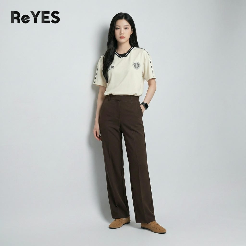 Áo thun unisex nam nữ West Side form rộng cotton thoáng mát áo phông unisex mặc đôi đi chơi ReYES RUS001 - Ảnh 5