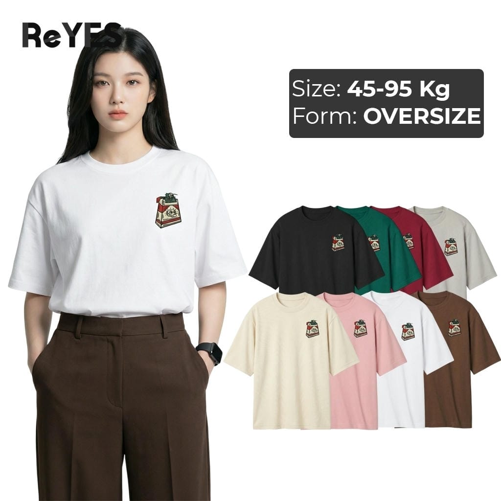 Áo thun unisex oversize BOX cotton 100% form rộng tay lỡ, áo phông nam nữ in hình đi học đi chơi ReYES ROT015