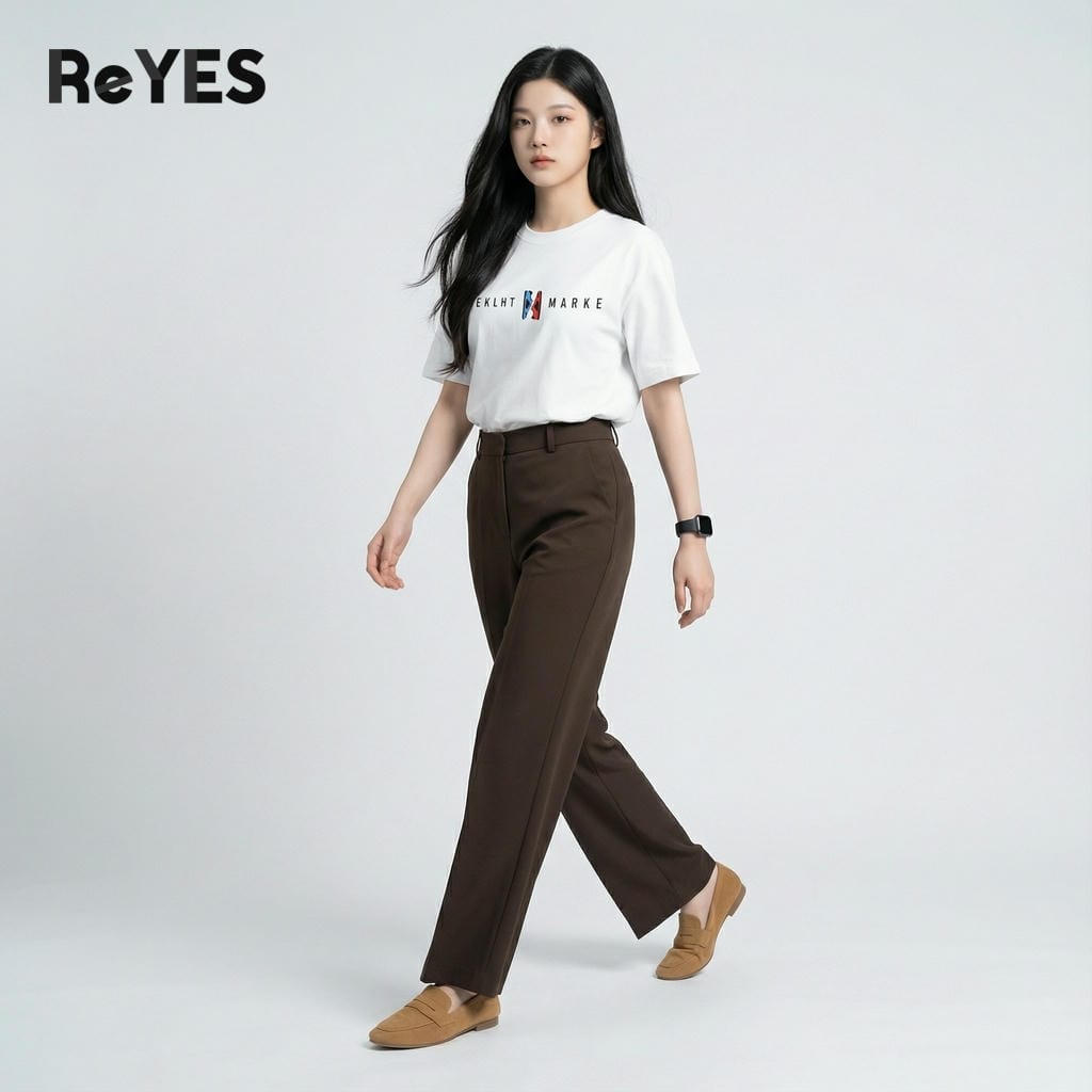 Áo thun unisex oversize cotton 100% form rộng basic đi học đi chơi nam nữ ReYES ROT001, màu trắng, đen - Ảnh 3