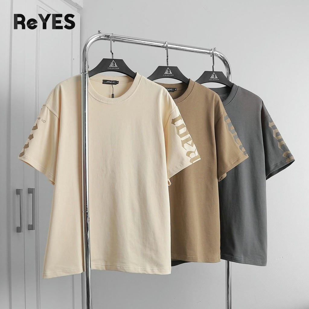 Áo thun unisex oversize IDEA cotton 100% form rộng, áo phông nam nữ đi học đi chơi ReYES ROT008 - Ảnh 7