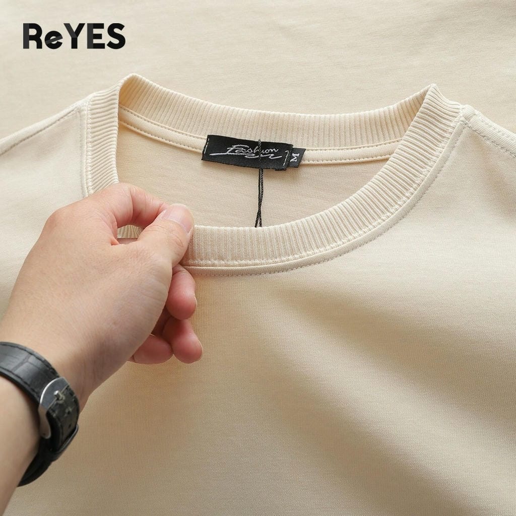 Áo thun unisex oversize IDEA cotton 100% form rộng, áo phông nam nữ đi học đi chơi ReYES ROT008 - Ảnh 8
