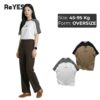 Áo thun unisex oversize nam nữ tay lỡ, cotton 100% phối màu vai, mặc đi học đi chơi ReYES ROT009