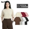 Áo thun unisex oversize trơn cotton 100% co giãn 4 chiều, áo phông nam nữ form rộng nhiều màu ReYES ROT002