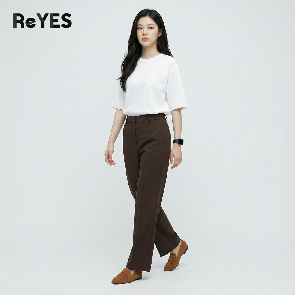 Áo thun unisex oversize trơn cotton 100% co giãn 4 chiều, áo phông nam nữ form rộng nhiều màu ReYES ROT002 - Ảnh 9