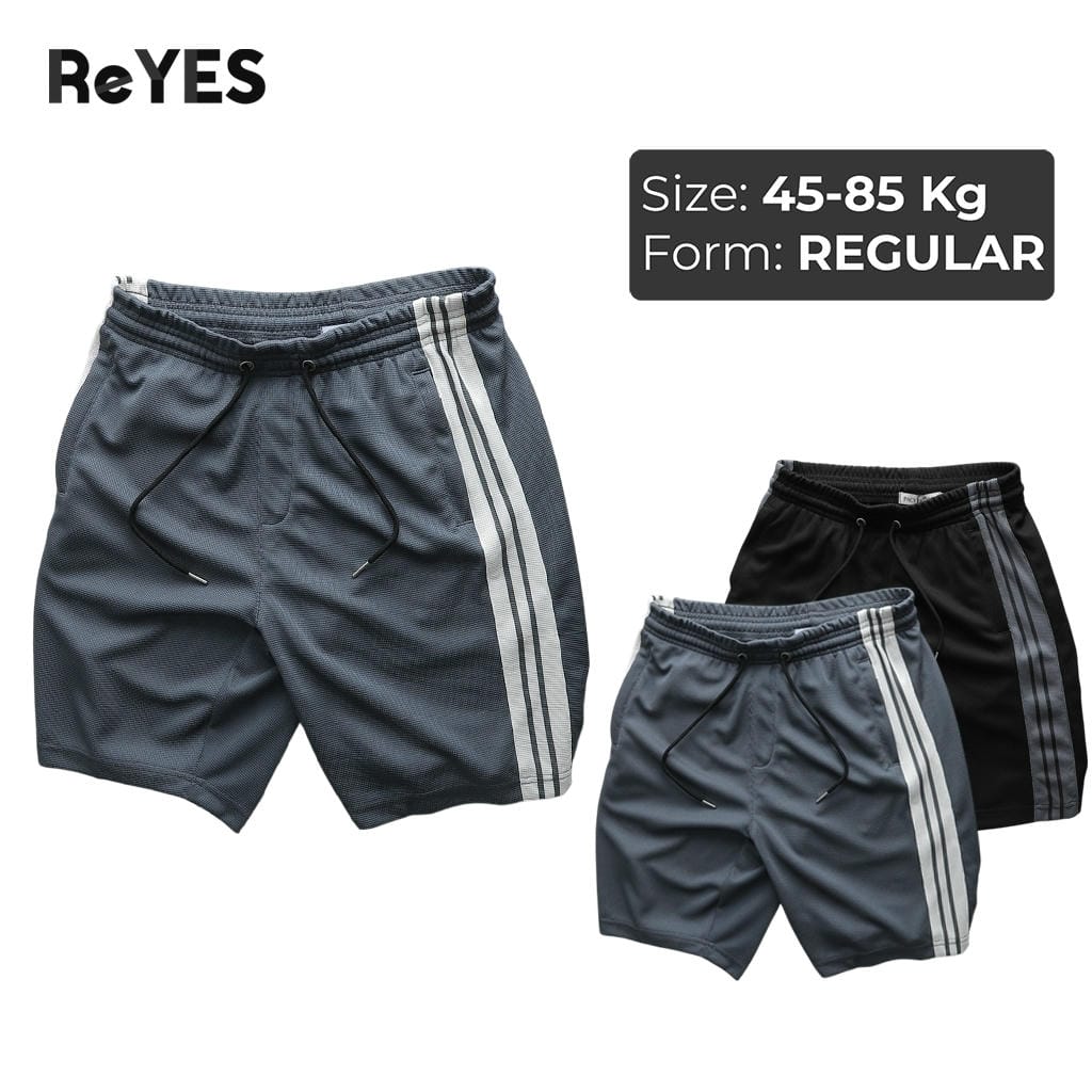 Quần Đùi Nam Cotton Tổ Ong ReYES RPS013 - Quần Thun Nam Ngắn Co Giãn, Túi Khóa Kéo, Mặc Nhà & Thể Thao Thoáng Mát