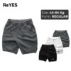 Quần đùi nam ReYES RPS008 vải Pique mắt thoi thoáng mát - Quần short nam thể thao, lưng thun co giãn mặc nhà tập gym