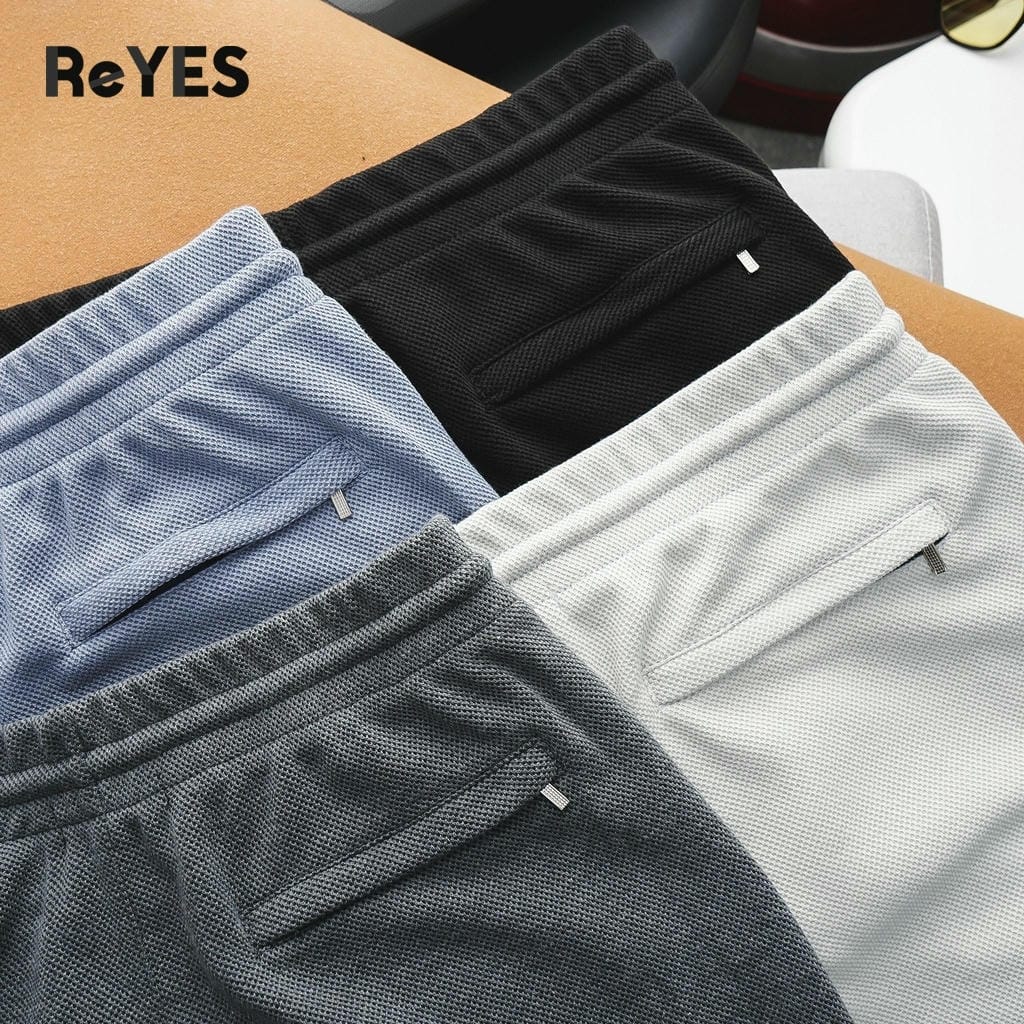 Quần đùi nam thể thao basic ReYES RPS006 vải thun Pique co giãn - Quần short nam mặc nhà tập gym thoáng mát - Ảnh 7