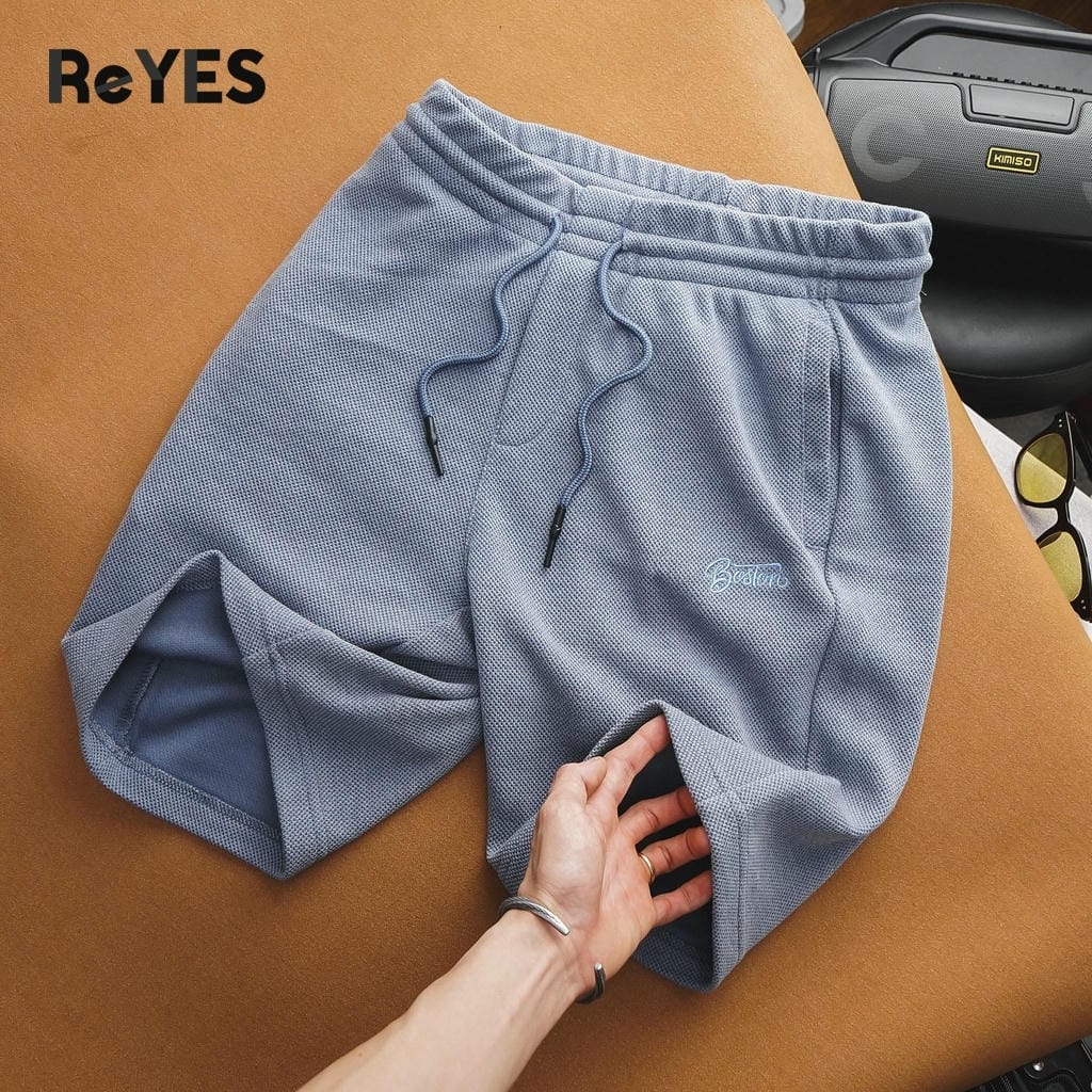 Quần đùi nam thể thao basic ReYES RPS006 vải thun Pique co giãn - Quần short nam mặc nhà tập gym thoáng mát - Ảnh 8