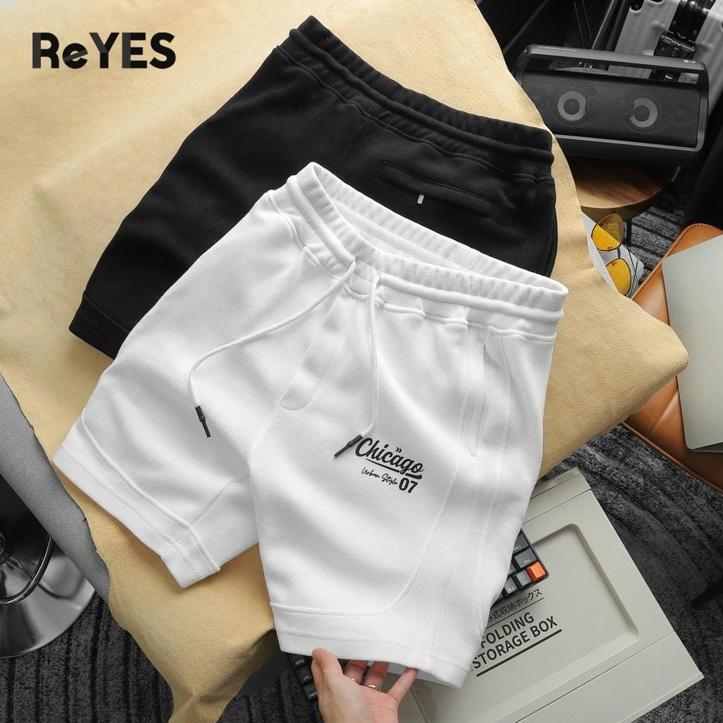 Quần đùi nam thể thao ReYES RPS011 vải thun Pique mát, túi khóa kéo tập gym chạy bộ - Ảnh 8