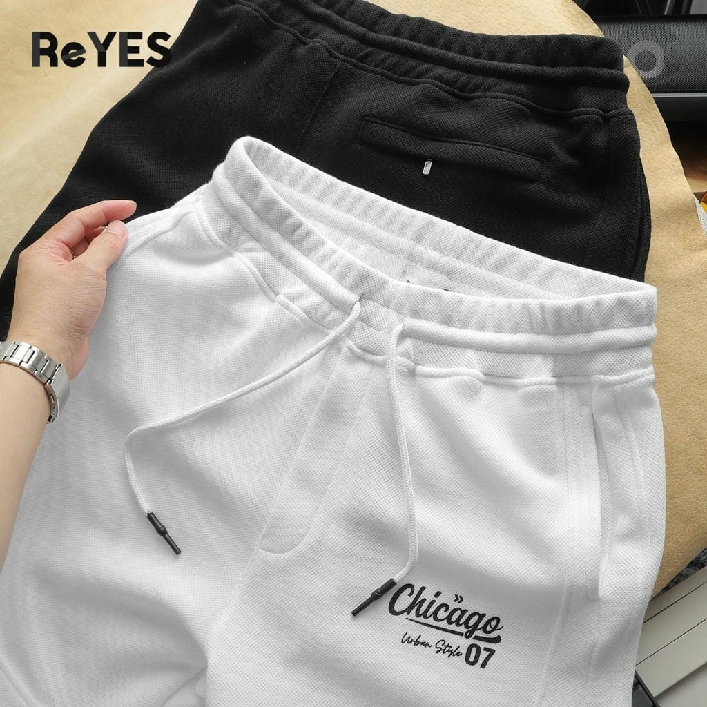 Quần đùi nam thể thao ReYES RPS011 vải thun Pique mát, túi khóa kéo tập gym chạy bộ - Ảnh 9