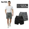 Quần đùi nam thun Pique ReYES RPS005 dáng thể thao, quần short nam lưng thun dây rút đi chơi tập luyện