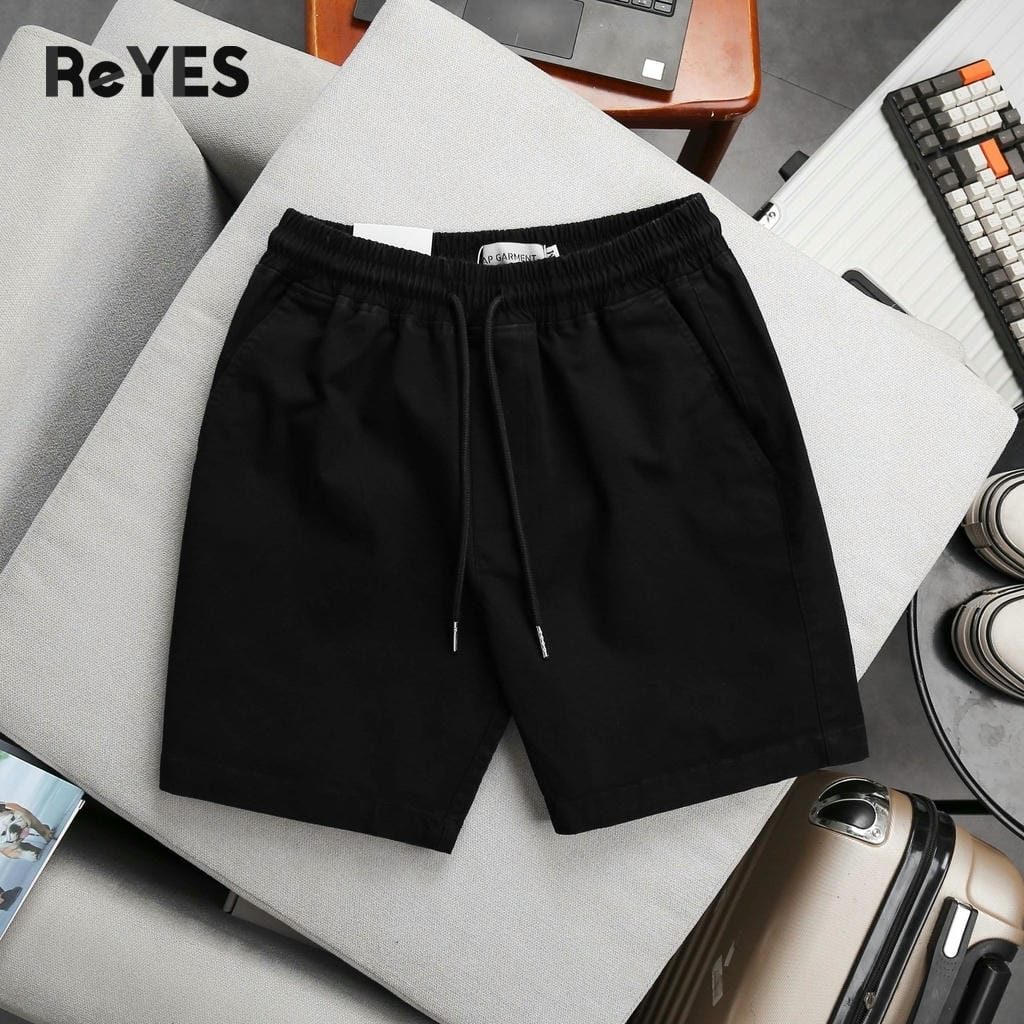 Quần short nam lưng thun kaki ReYES RPS001 co giãn, quần đùi nam mặc nhà đi chơi big size đến 95kg - Ảnh 6