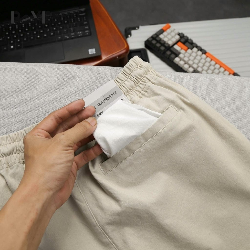 Quần short nam lưng thun kaki ReYES RPS001 co giãn, quần đùi nam mặc nhà đi chơi big size đến 95kg - Ảnh 9
