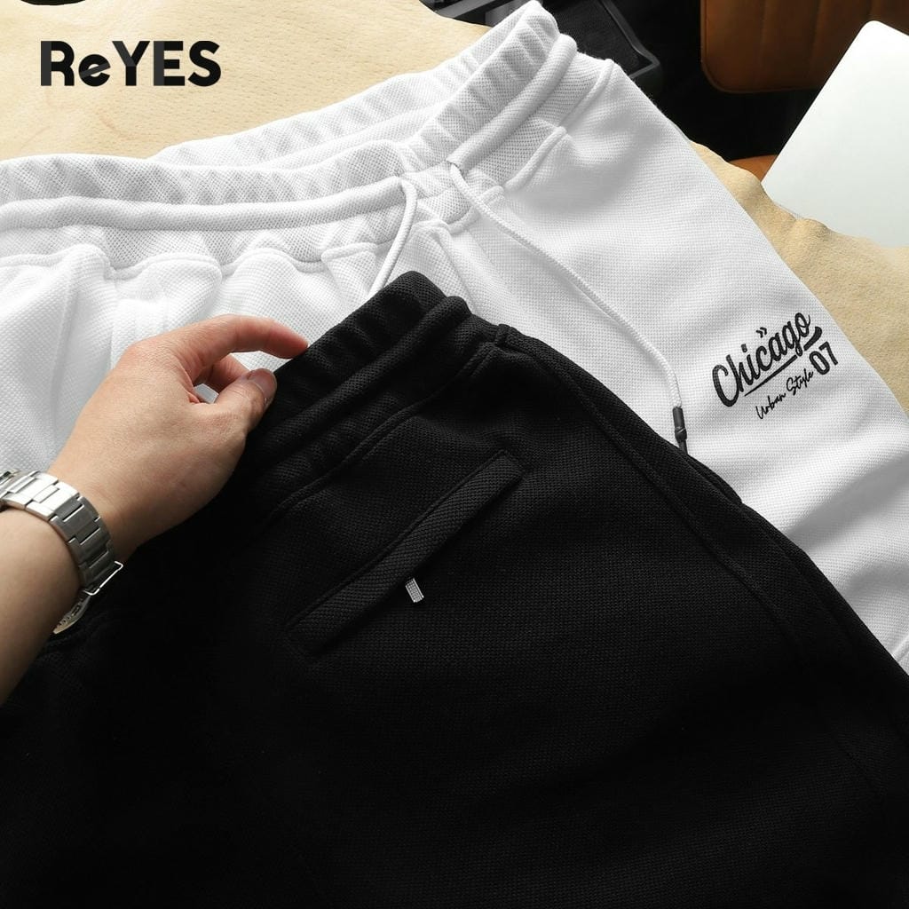 Quần short nam ReYES RPS011 thun Pique co giãn, quần đùi nam thể thao có túi khóa kéo tiện lợi, mặc nhà thoáng mát - Ảnh 6