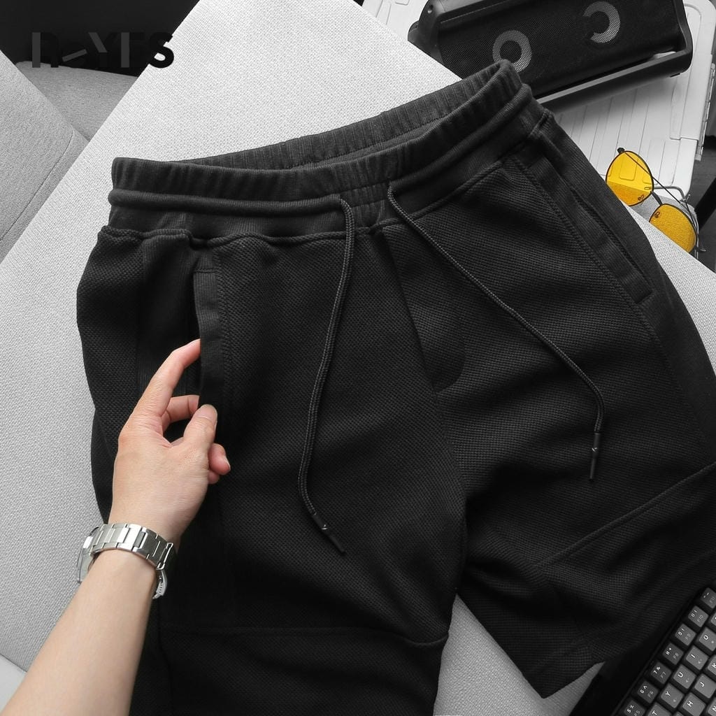 Quần short nam thể thao trơn basic ReYES RPS005, quần đùi nam thun Pique co giãn, thoáng mát mặc nhà, tập gym - Ảnh 6